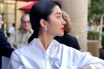 杨采钰与巨贾结婚后整个人都变贵了白衬衫都穿出贵妇气质